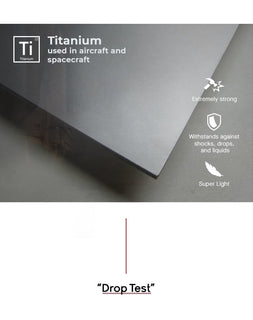 Titanium metal smartphone case